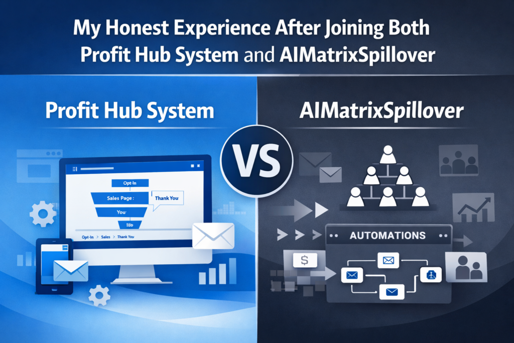 Profit Hub System vs AIMatrixSpillover